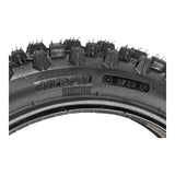 80/100-12 Rear Tire with 3.00-12 Inner Tube - for Off Road Motocross 90cc-125cc, CRF, SSR, SDG, CRF70, CRF110, XR70 Dirt Pit Bikes