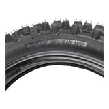 80/100-12 Rear Tire with 3.00-12 Inner Tube - for Off Road Motocross 90cc-125cc, CRF, SSR, SDG, CRF70, CRF110, XR70 Dirt Pit Bikes