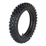 80/100-12 Rear Tire with 3.00-12 Inner Tube - for Off Road Motocross 90cc-125cc, CRF, SSR, SDG, CRF70, CRF110, XR70 Dirt Pit Bikes