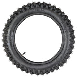 90/100-14 Rear Tire with 3.00-14 Inner Tube - for Off-Road Motocross 125cc-150cc Tao Tao, Apollo, Rfzx18, CRF80R, KLX125 Pit Dirt Bike