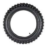 90/100-14 Rear Tire with 3.00-14 Inner Tube - for Off-Road Motocross 125cc-150cc Tao Tao, Apollo, Rfzx18, CRF80R, KLX125 Pit Dirt Bike