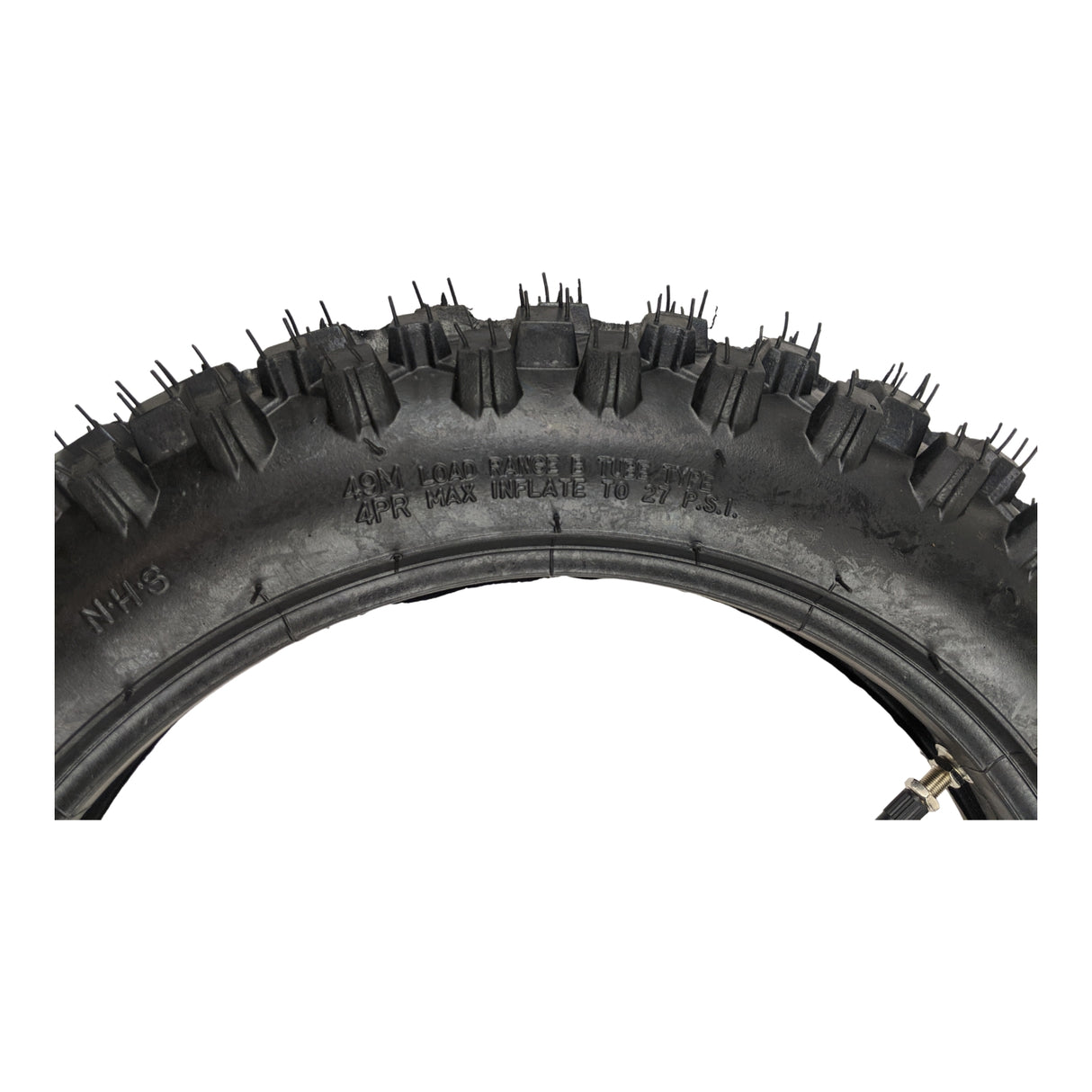 90/100-14 Rear Tire with 3.00-14 Inner Tube - for Off-Road Motocross 125cc-150cc Tao Tao, Apollo, Rfzx18, CRF80R, KLX125 Pit Dirt Bike