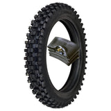 90/100-16 Rear Tire with Inner Tube for 50cc-250cc CR85 CR80 CRF125 Dirt Pit Bikes