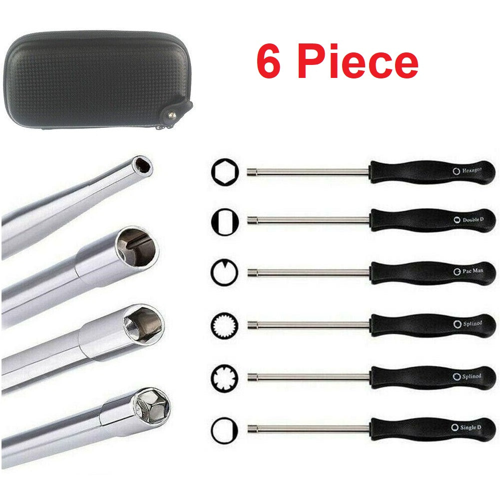 6 Pcs Carburetor Adjusting Tool Kit with Carrying Case for Common 2 Cycle Carburator Engine