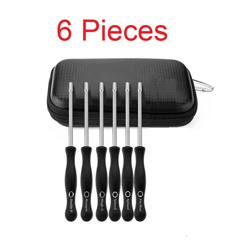 6 Pcs Carburetor Adjusting Tool Kit with Carrying Case for Common 2 Cycle Carburator Engine
