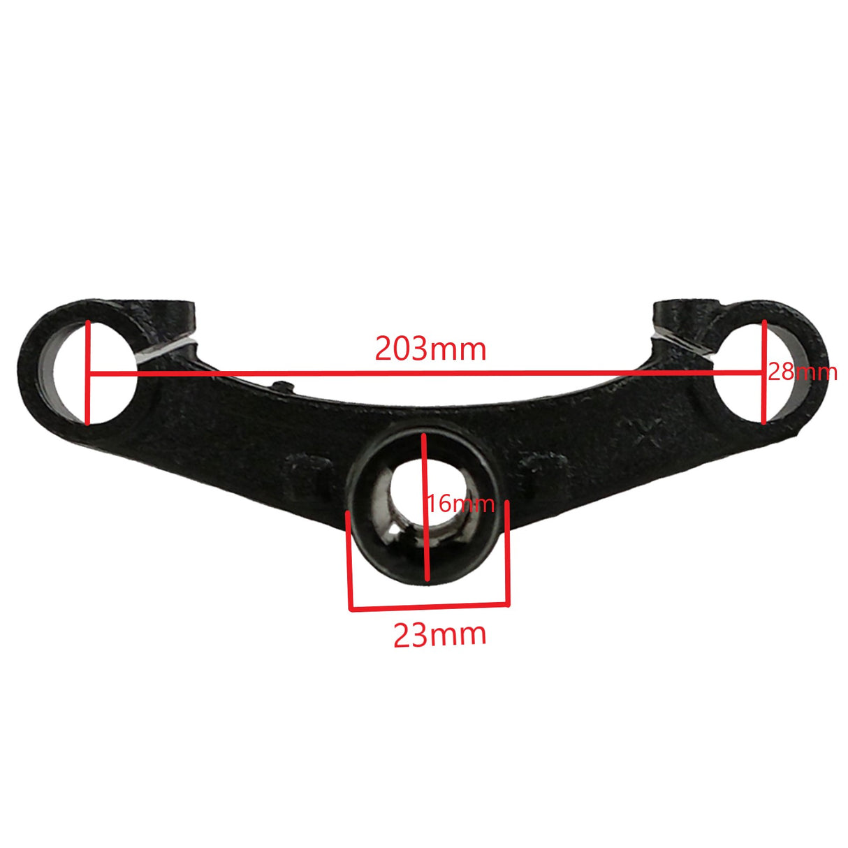 15" Steering Shaft / Triple Tree for Jonway 150T-12A Scooter - Version MD50QT-6