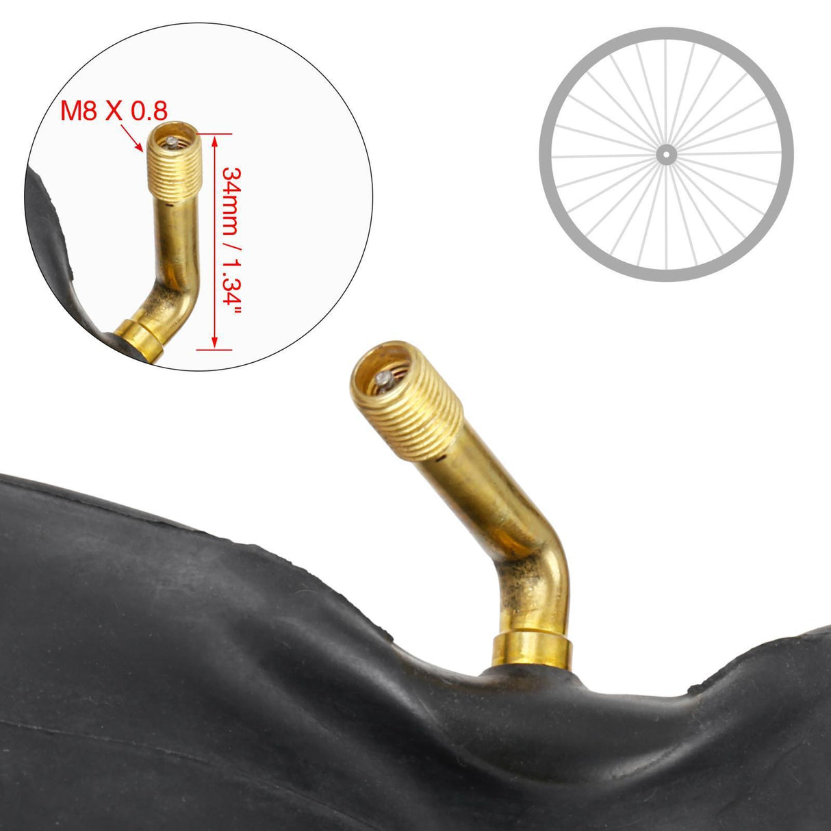 Inner Tube 14x2.125 Angle Valve