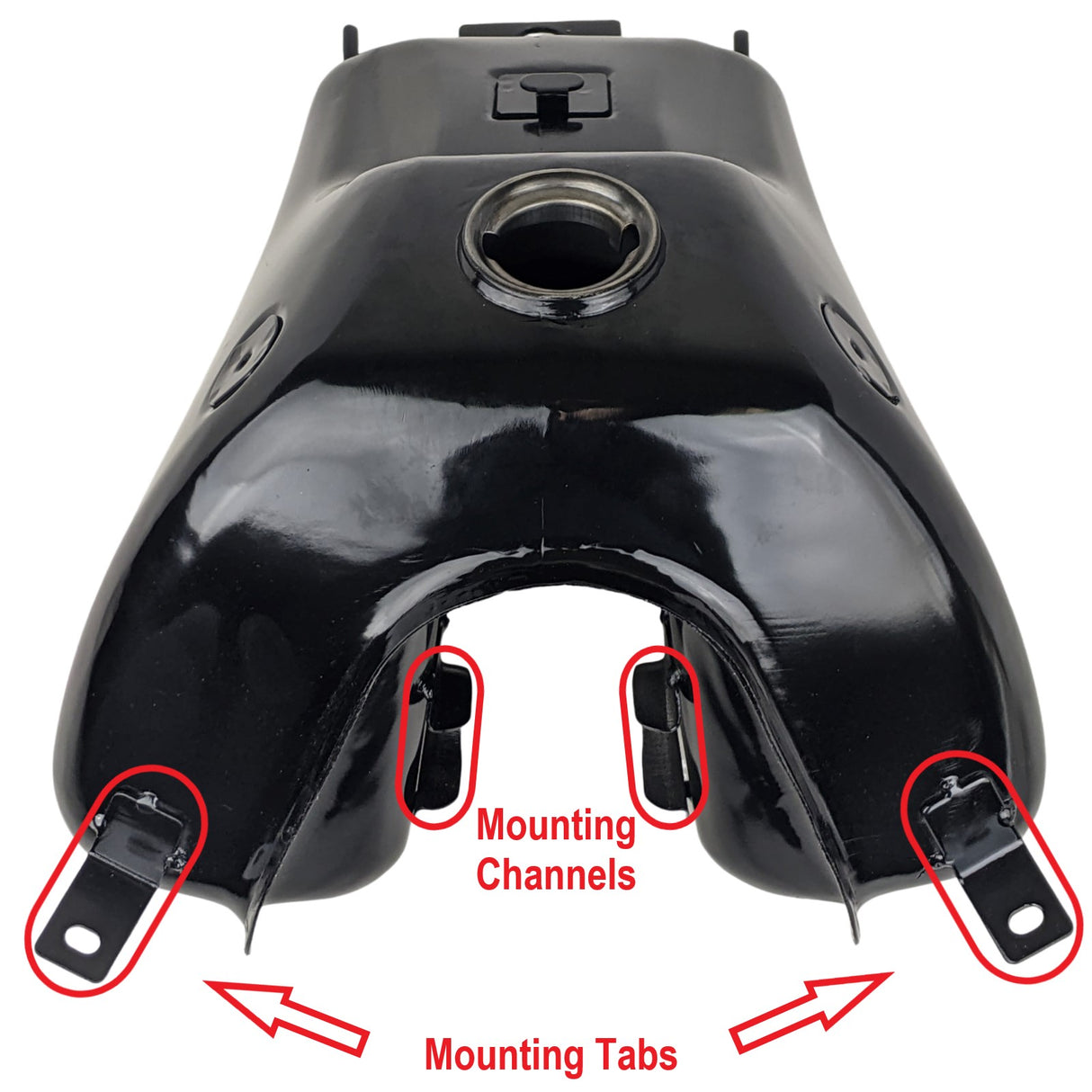 Gas Tank & Locking Cap - Apollo 007 X5 X7 110cc 125cc Dirt Bikes