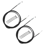 145x70-6 Tubeless ATV Tire with Wheel - Rim Left Pre-mounted Assembly - 3 Stud 78mm Stud Spacing - Compatible for 70cc, 90cc, 110cc, 125cc Off-Road, Go Kart, Buggy, ATV (2 Pcs)