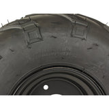 145x70-6 Tubeless Tire with Wheel Rim Right Pre-mounted Assembly - 3 Stud 78mm Spacing - for 70cc, 90cc, 110cc, 125cc Off-Road, Go Kart, Buggy, ATV, Mini-bikes (2 Pcs)
