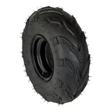 145x70-6 Tubeless ATV Tire with Wheel Rim Right Pre-mounted Assembly - 3 Stud 78mm Stud Spacing - for 70cc, 90cc, 110cc, 125cc Off-Road, Go Kart, Buggy, ATV, Mini-bikes, Quad Bike
