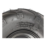 145x70-6 Tubeless ATV Tire with Wheel Rim Right Pre-mounted Assembly - 3 Stud 78mm Stud Spacing - for 70cc, 90cc, 110cc, 125cc Off-Road, Go Kart, Buggy, ATV, Mini-bikes, Quad Bike