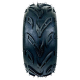 RedCap 16x8-7 Tubeless Tire with Wheel Rim Assembly Front Rear Wheel, 7x4.5" 3 Bolt Rim Spacing 70mm for 50cc, 70cc, 90cc, 110cc, 125cc TaoTao, Baja Sprinter, Mudhawk, Coleman ATVs Go-Karts - (Left)