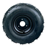 RedCap 16x8-7 Tubeless Tire with Wheel Rim Assembly Front Rear Wheel, 7 x 5" 3 Bolt Rim Spacing 79mm Compatible for Taotao Kandi Redcat Sunl Kazuma 70cc 110cc 125cc Off-Road UTV ATVs Go-Karts - (Left)