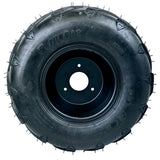RedCap 16x8-7 Tubeless Tire with Wheel Rim Assembly Front Rear Wheel, 7x4.5" 3 Bolt Rim Spacing 70mm for 50cc, 70cc, 90cc, 110cc, 125cc TaoTao, Baja Sprinter, Mudhawk, Coleman ATVs Go-Karts - (Left)
