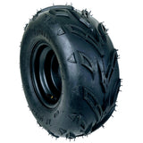 RedCap 16x8-7 Tubeless Tire with Wheel Rim Assembly Front Rear Wheel, 7 x 5" 3 Bolt Rim Spacing 79mm Compatible for Taotao Kandi Redcat Sunl Kazuma 70cc 110cc 125cc Off-Road UTV ATVs Go-Karts - (Right)