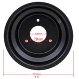 RedCap 16x8-7 Tubeless Tire with Wheel Rim Assembly Front Rear Wheel, 7 x 5" 3 Bolt Rim Spacing 79mm Compatible for Taotao Kandi Redcat Sunl Kazuma 70cc 110cc 125cc Off-Road UTV ATVs Go-Karts - (Right)