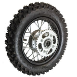 Wheel Rim - Rear - 10" x 1.60 - 12mm ID - Drum Brake - KLX110 KX65 CRF50