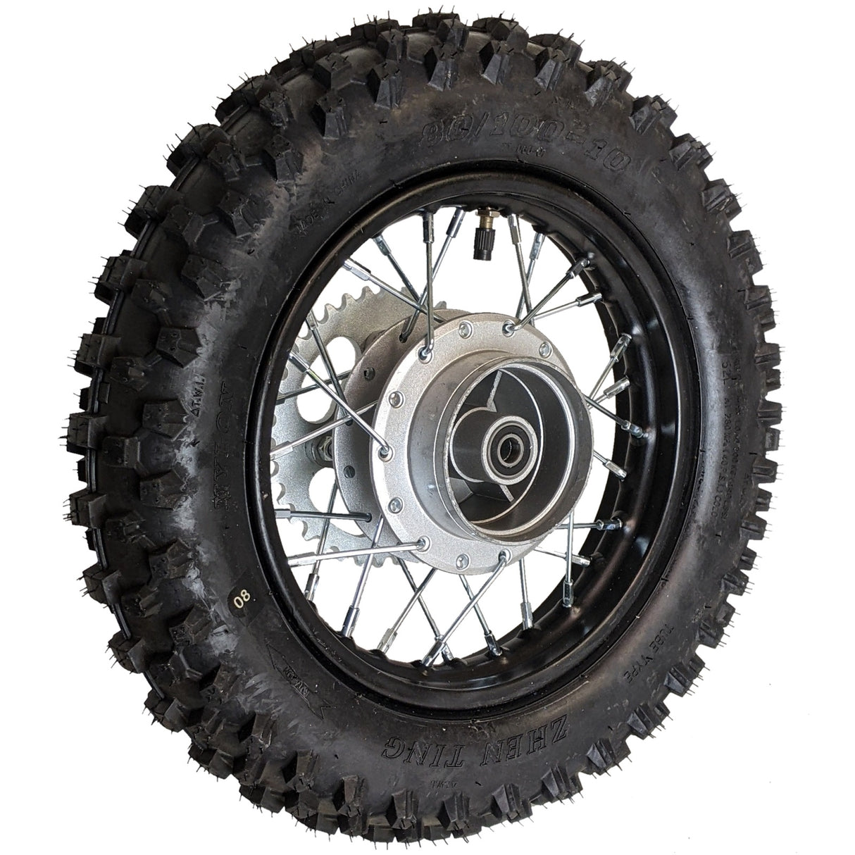 Wheel Rim - Rear - 10" x 1.60 - 12mm ID - Drum Brake - KLX110 KX65 CRF70