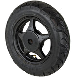 10" 2.15x10 Rear Wheel & Tire 3.50-10 Set 50cc Scooters - 5 Spoke Black