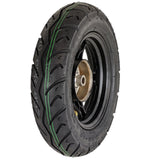 10" 2.15x10 Rear Wheel & Tire 3.50-10 Set 50cc Scooters - 5 Spoke Black