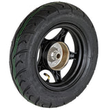 10" 2.15x10 Rear Wheel & Tire 3.50-10 Set 50cc Scooters - 5 Spoke Black