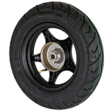 10" 2.15x10 Rear Wheel & Tire 3.50-10 Set 50cc Scooters - 5 Spoke Black