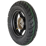10" 2.15x10 Rear Wheel & Tire 3.50-10 Set 50cc Scooters - 5 Spoke Black