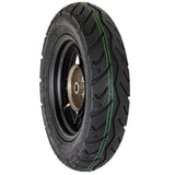 10" 2.15x10 Rear Wheel & Tire 3.50-10 Set 50cc Scooters - 5 Spoke Black