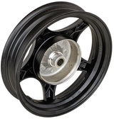 Rear Wheel Rims 50cc Scooters - 10" 2.50x10 Premium 5 Spoke Black Rim Wheel