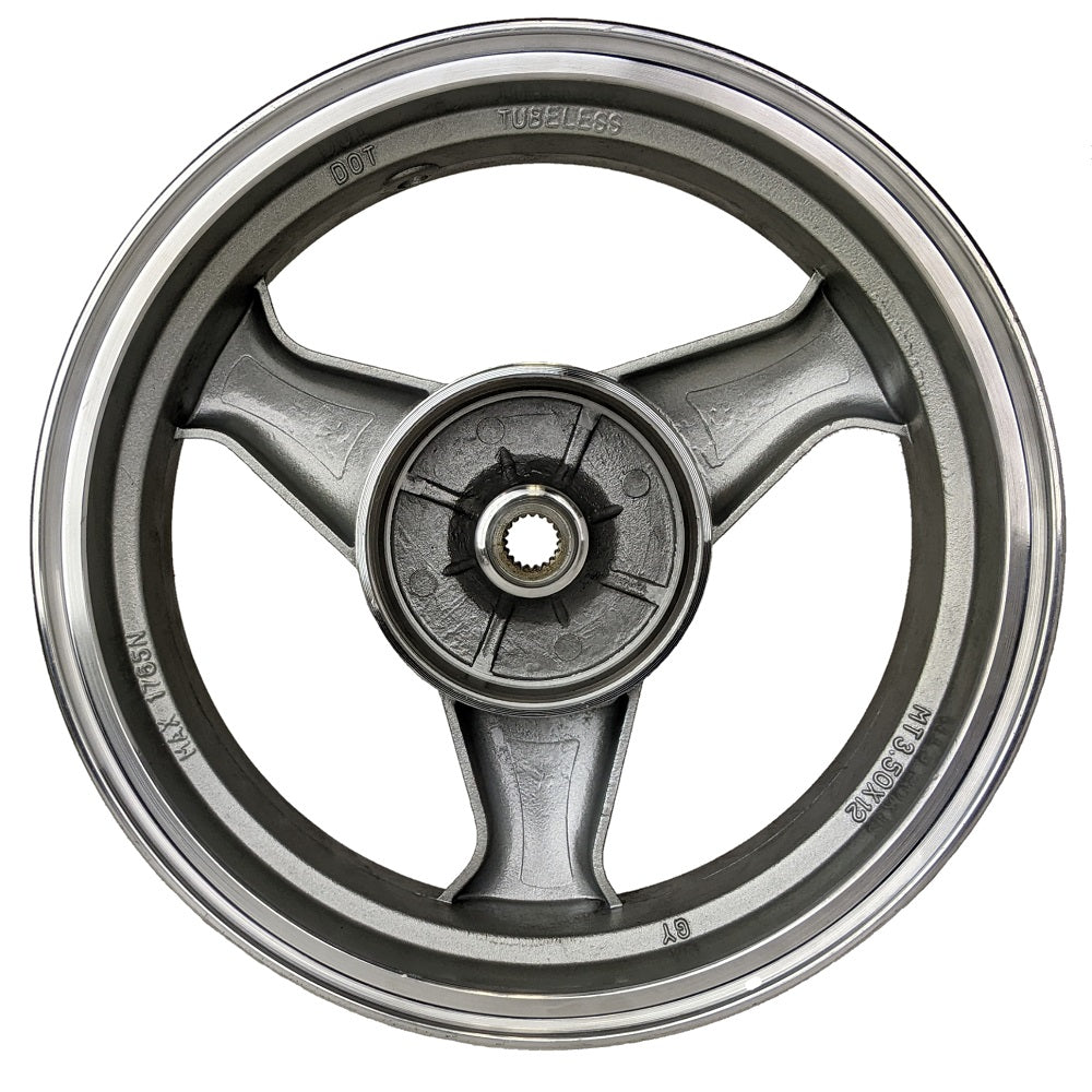 12" Rear Wheel Rim 3.50x12 -Drum Brake - 50cc 150cc Scooter - Version 3