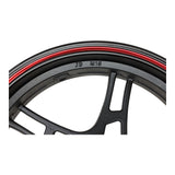 13" Front Rim Wheel with 3-Bolt Holes Pattern - MT 3.50x13 - Aluminum Rims 5 Spoke Design - for Gy6 Taotao Quantum 150 Scooters (Black & Red)