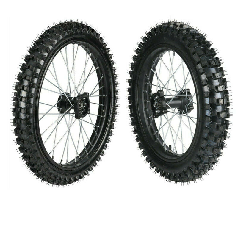 19" 16" Motocross Wheel Tire Rim Set - Bike Wheels Front 70/100-19 Rear