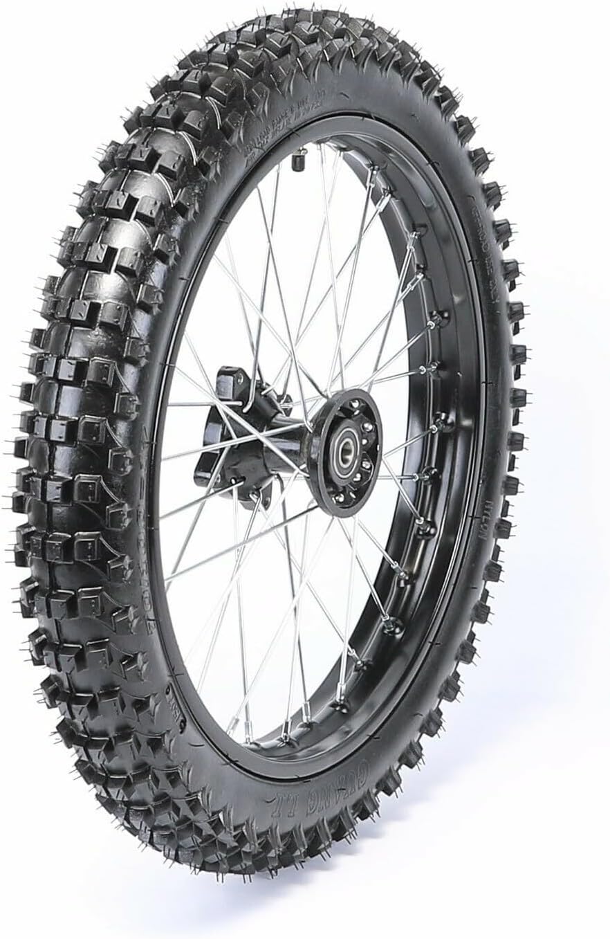 14" Front Wheel Rim Tire 60/100-14 12mm Axle Pit Older Dirt Bike 110cc 125cc SSR