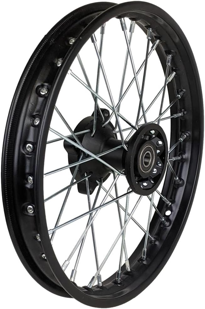 Wheel Rim - Front - 14" Steel 12mm ID - Dirt Bike