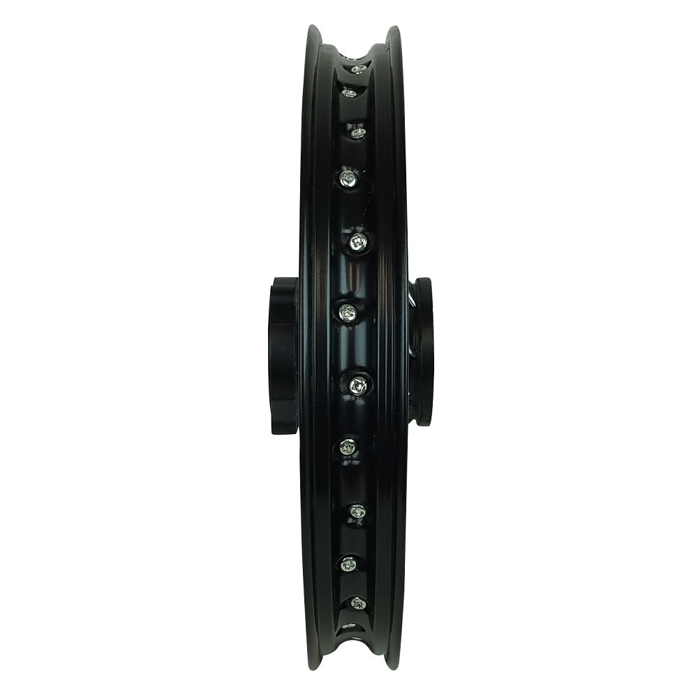 Wheel Rim - Front - 14" 15mm ID - Steel Black