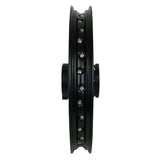 Wheel Rim - Front - 12" 12mm ID - Steel BlacK
