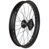 17x1.6" Front Dirt Bike 32 Spokes Wheel Rim - Tire Fit 70/100-17 Compatibility for Tao Tao DB17, Dirt bike, Pit bike, Monkey bike 70/90/110/125/140/150/160cc 125cc Off-Road Motorcycles (Black)