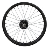 17x1.6" Front Dirt Bike 32 Spokes Wheel Rim - Tire Fit 70/100-17 Compatibility for Tao Tao DB17, Dirt bike, Pit bike, Monkey bike 70/90/110/125/140/150/160cc 125cc Off-Road Motorcycles (Black)
