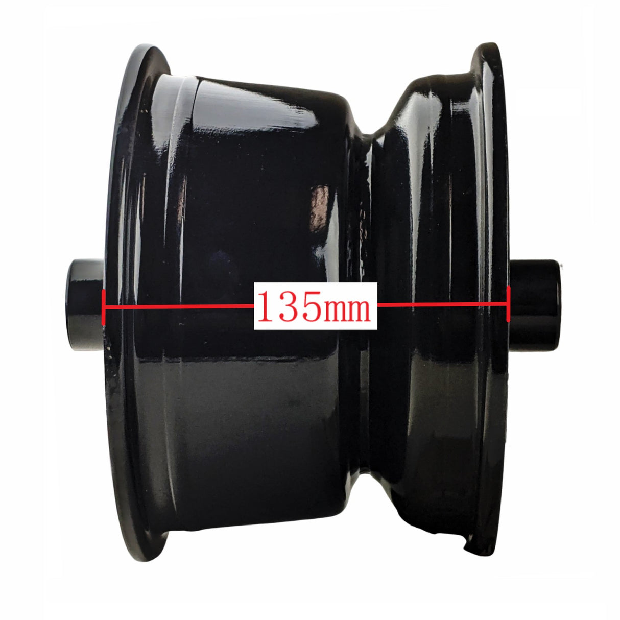 Black Wheel Rim for Coleman CT200U BT200X CT200UEX 196cc Hisun 200-3 200-7, Axis M200 Mini bike (Front Rim)