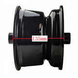 Black Wheel Rim for Coleman CT200U BT200X CT200UEX 196cc Hisun 200-3 200-7, Axis M200 Mini bike (Front Rim)