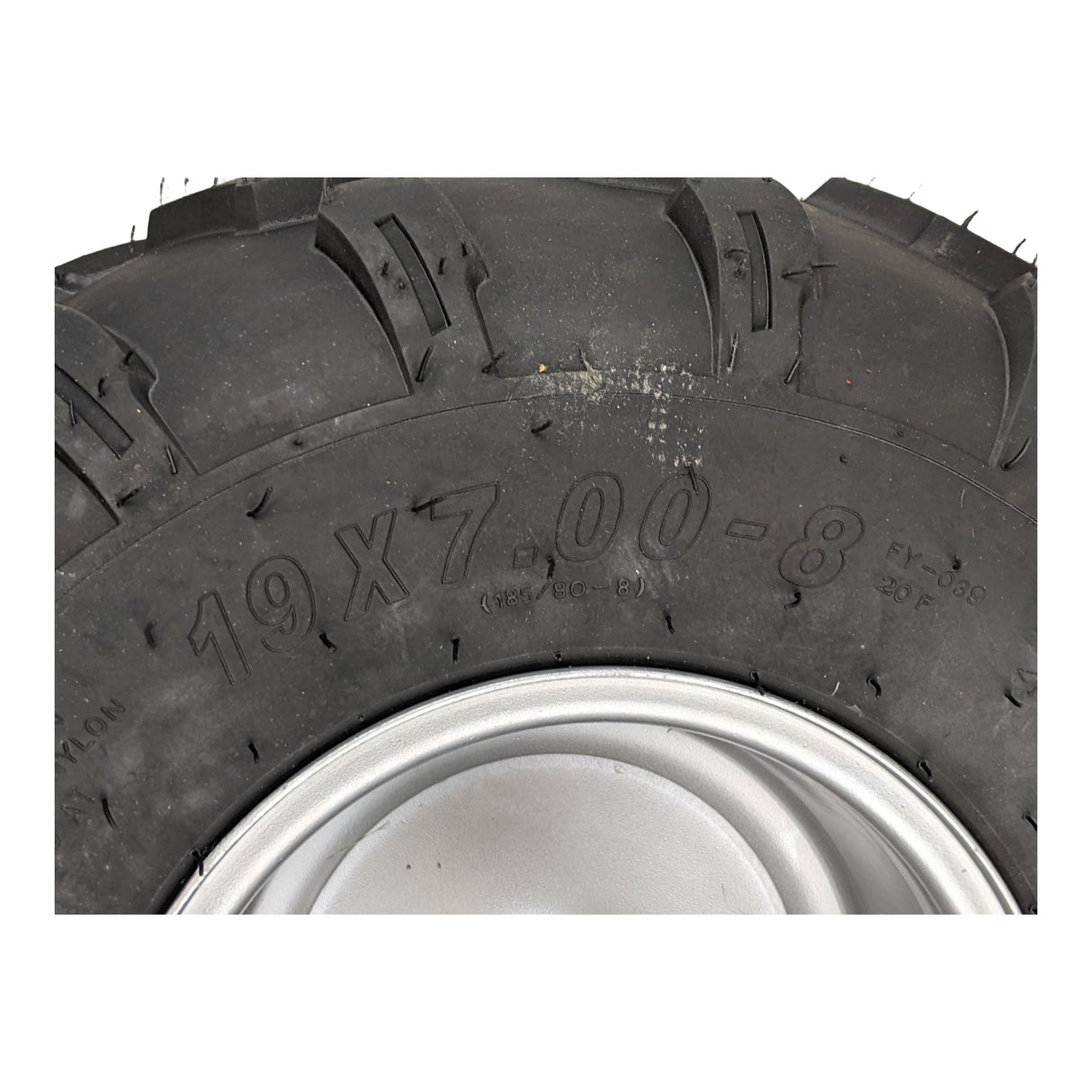 19x7.00-8 Rear Tire & Wheel Rim Pre-mounted for Coleman CT200U BT200X CT200UEX 196cc Hisun 200-3 200-7 Axis M200 Mini Bike