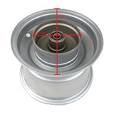 Rear Wheel Rim Assembly for Coleman CT200U BT200X CT200UEX 196cc Hisun 200-3 200-7 Axis M200 Mini Bike