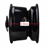 Black Wheel Rim for Coleman CT200U BT200X CT200UEX 196cc Hisun 200-3 200-7, Axis M200 Mini bike (Rear Rim)