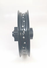 Wheel Rim - Front - 12" x 1.60 - 12mm ID - 32 Spokes Aluminum BLACK