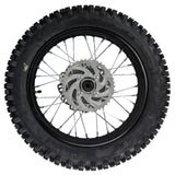 14" Rear Wheel 12mm Axle Hub  - Dirt bike Rims, Sprocket, Rear Rotor, and Rear Axle