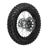 14" Rear Wheel 12mm Axle Hub  - Dirt bike Rims, Sprocket, Rear Rotor, and Rear Axle