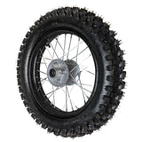 14" Rear Wheel 12mm Axle Hub  - Dirt bike Rims, Sprocket, Rear Rotor, and Rear Axle