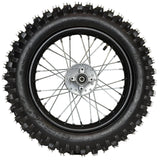 14" Rear Wheel 12mm Axle Hub  - Dirt bike Rims, Sprocket, Rear Rotor, and Rear Axle