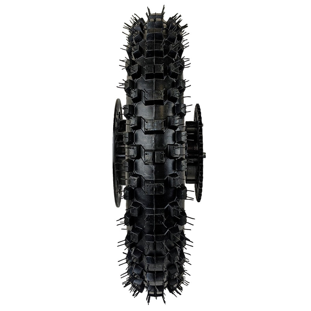 14" Rear Wheel Rim Tire Assembly For Dirt Pit Bike Trail 90/100-14 Rear Wheel Rim Tire Fits 125/140/150/160cc Pit Dirt Bike KLX65 Apollo Kayo TT 125 140 Includes Brake Rotor and Sprocket (14 inch)